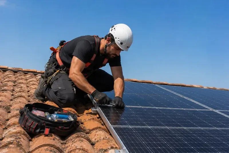 Maintenance et monitoring de panneaux solaires à Chuzelles