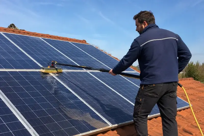 Nettoyage et entretien de panneaux solaires à Chuzelles